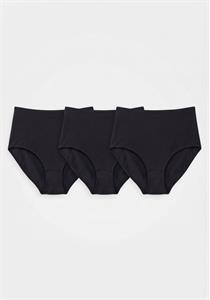 Pk of 3 Ultra Soft Microfiber Full Brief (Black)